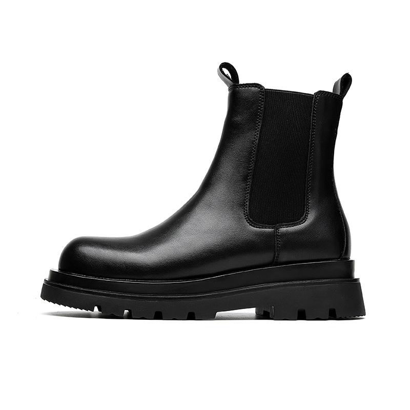 Mens Boots | Chesterfield Chelsea Boot – Lug Sole Boots Black