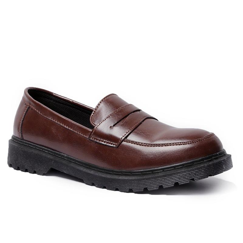 Mens Dress Shoes | Aleris Loafer – Lug Sole Dress Shoes Dark Brown