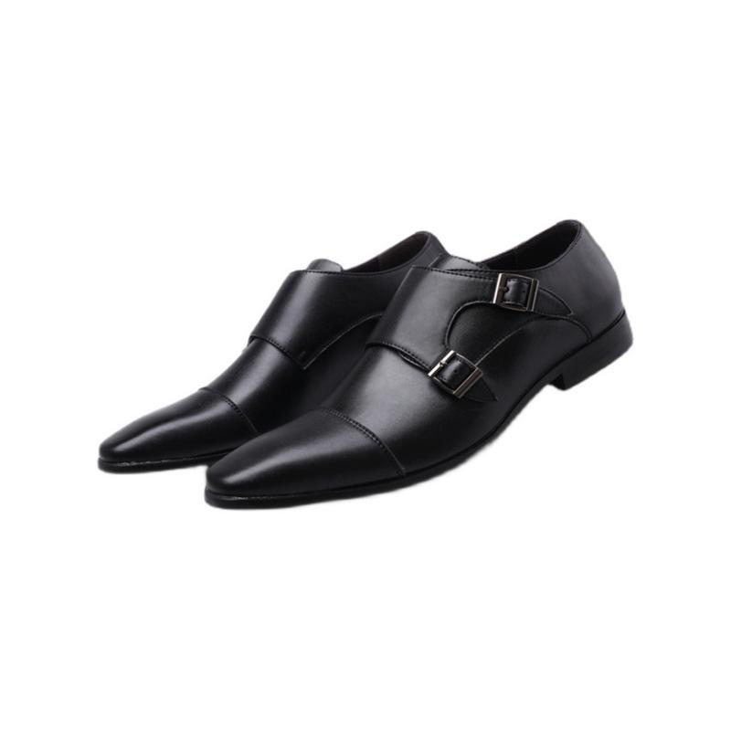 Mens Dress Shoes | Axwell Monkstrap Loafer Dress Shoes Cognac