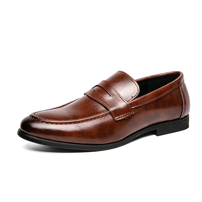 Mens Dress Shoes | Ferro Loafer Dress Shoes Cognac