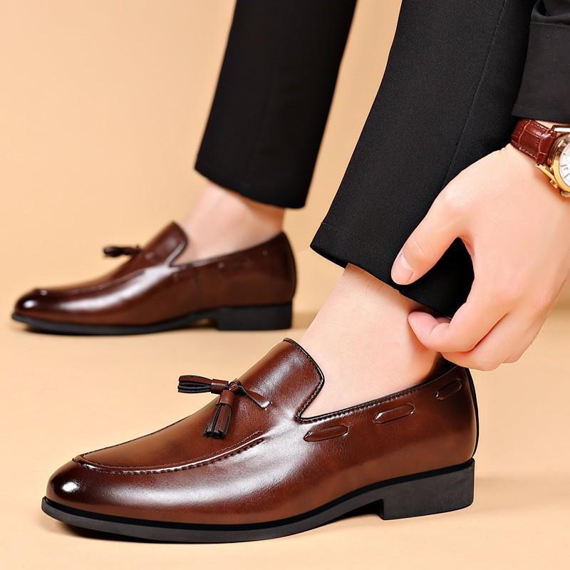 Mens Loafers & Slip-Ons | Morency Loafer Dress Shoes Cognac