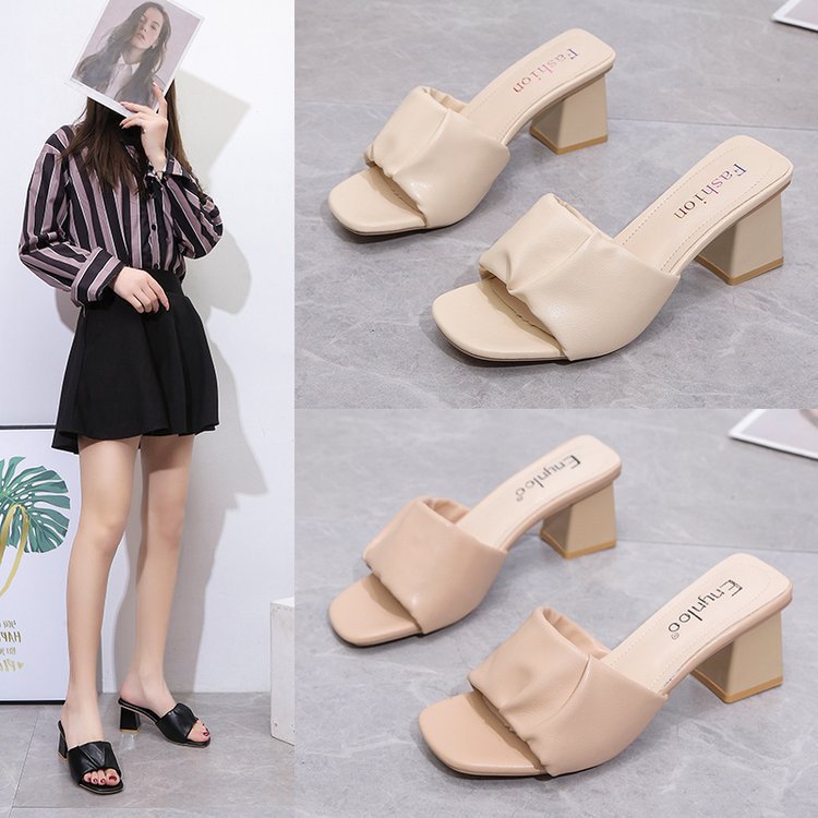 Womens Block Heels | Aneka Mule Block Heels Block Heels