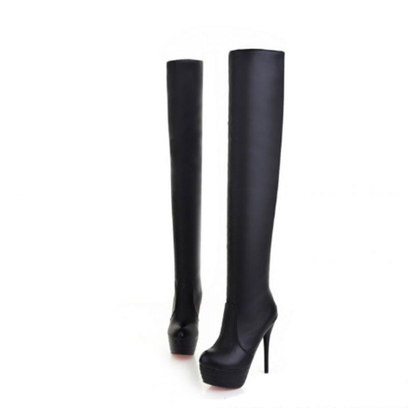 Womens Boots | Astelawan Over-The-Knee Boot – Black Boots Boots