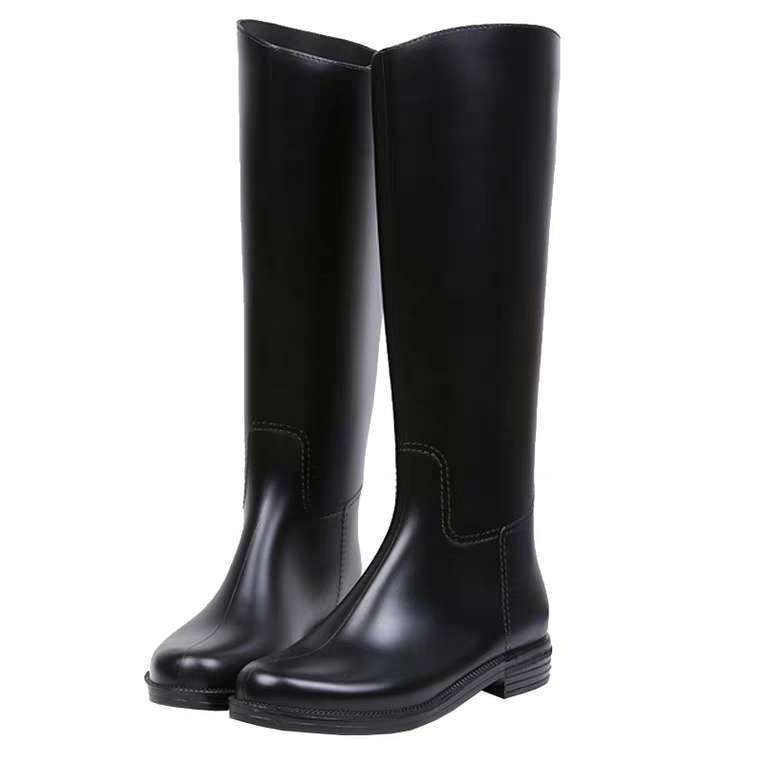 Womens Boots | Landonna Riding Boot – Block Heel Boots Black