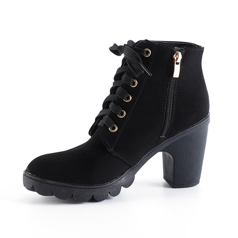 Womens Boots | Rebel2.0 Combat Ankle Boot – Lug Sole Boots Black