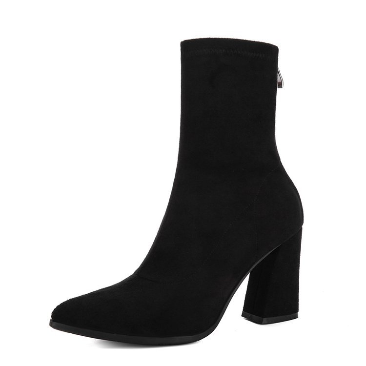 Womens Boots | Rowallan Ankle Boot – Block Heel Boots Black