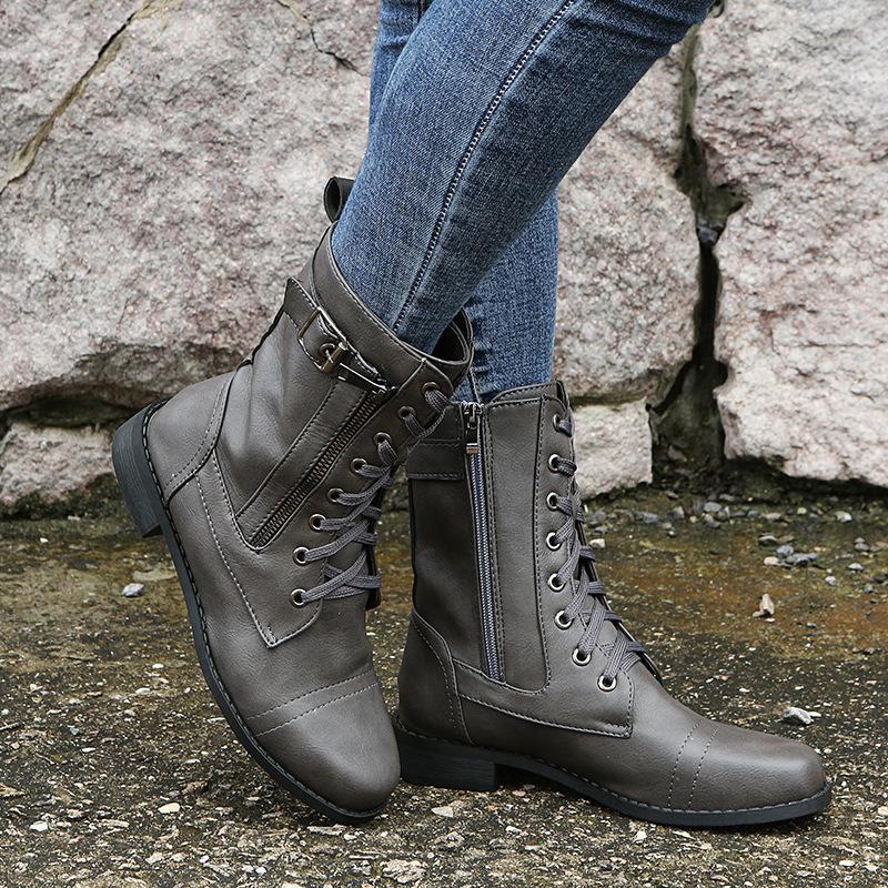 Womens Boots | Takan Combat Ankle Boot – Lug Sole Boots Boots