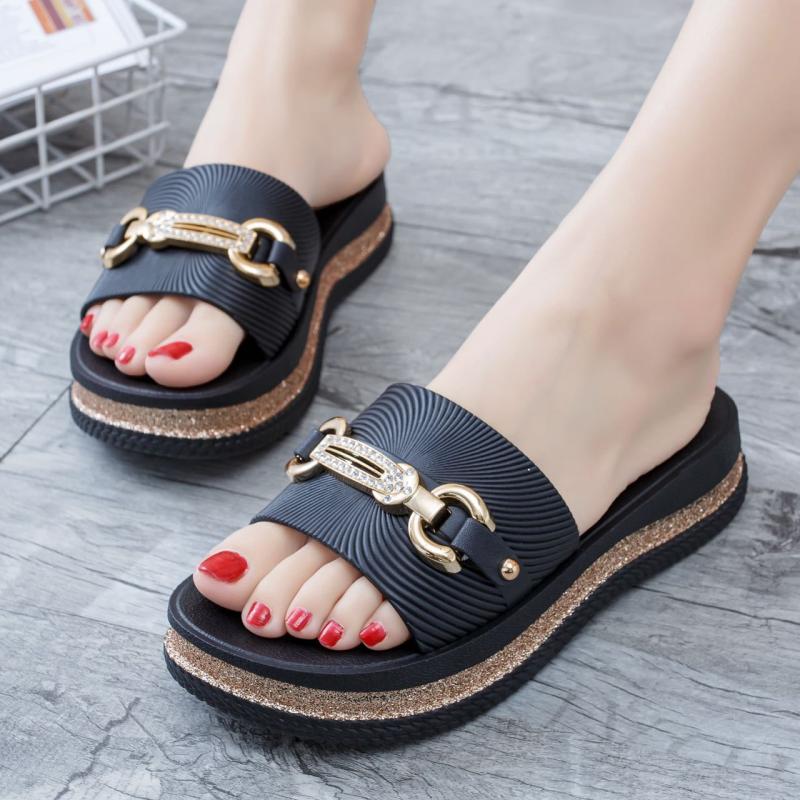 Womens Flat Sandals | Lagoon Slide Sandal Flat Sandals Black