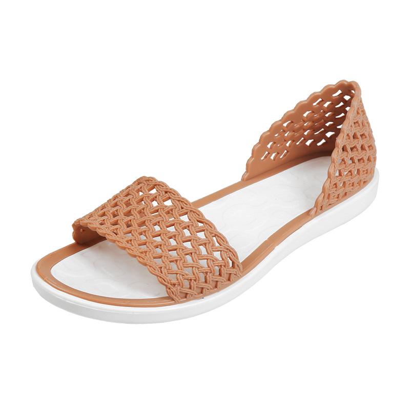 Womens Flat Sandals | Searene T-Strap Sandal Flat Sandals Beige