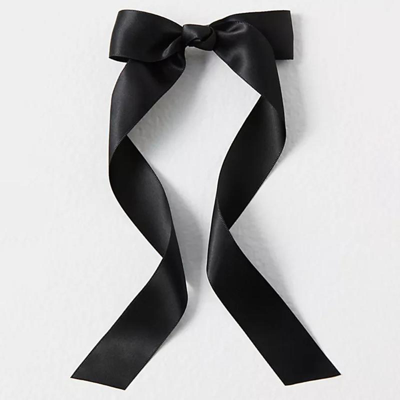 Womens Hair Accessories | Balleriinaa Hair Bow Clip Accessories Black