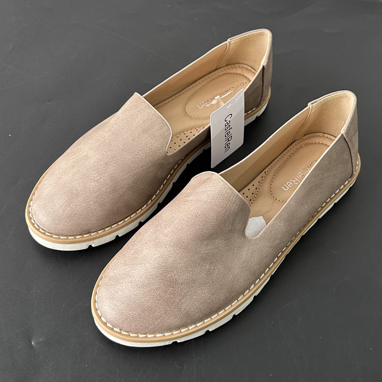 Womens Loafers & Oxfords | Rheildanflex Loafer – Block Heel Loafers & Oxfords Cognac