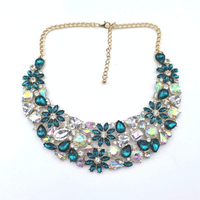 Womens Necklaces | Arvane Statement Necklace Accessories Dark Green