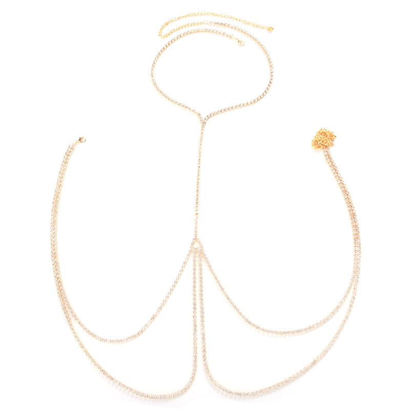 Womens Necklaces | Towin Layered Necklace Accessories Gold/Clear Multi