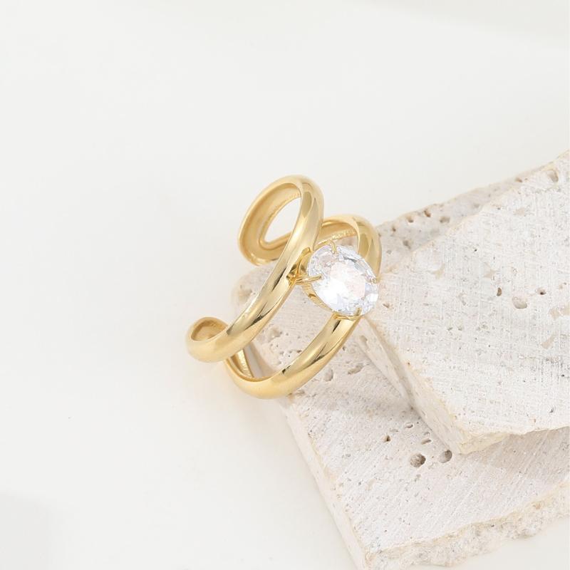 Womens Rings | Froboess Ring Accessories Gold/Clear Multi