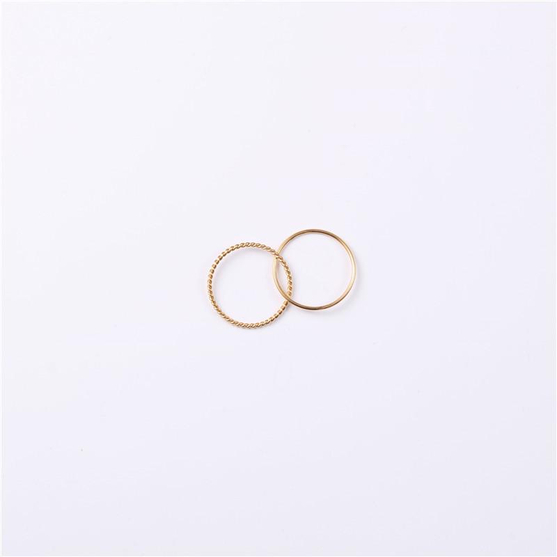 Womens Rings | Wyloria Stackable Rings Accessories Gold/Clear Multi