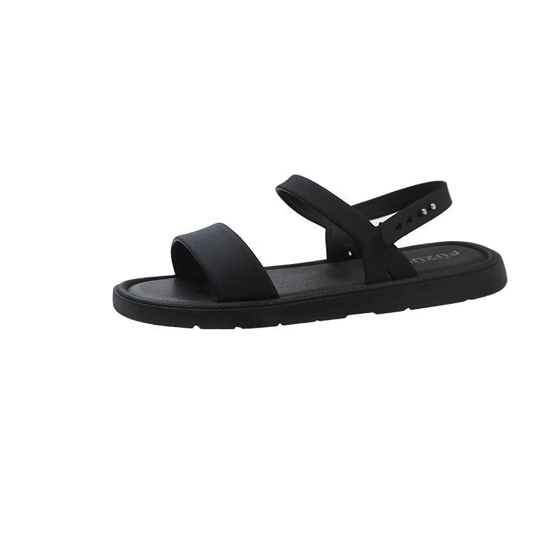 Womens Sandals | Silyia Flat Sandal Flat Sandals Black