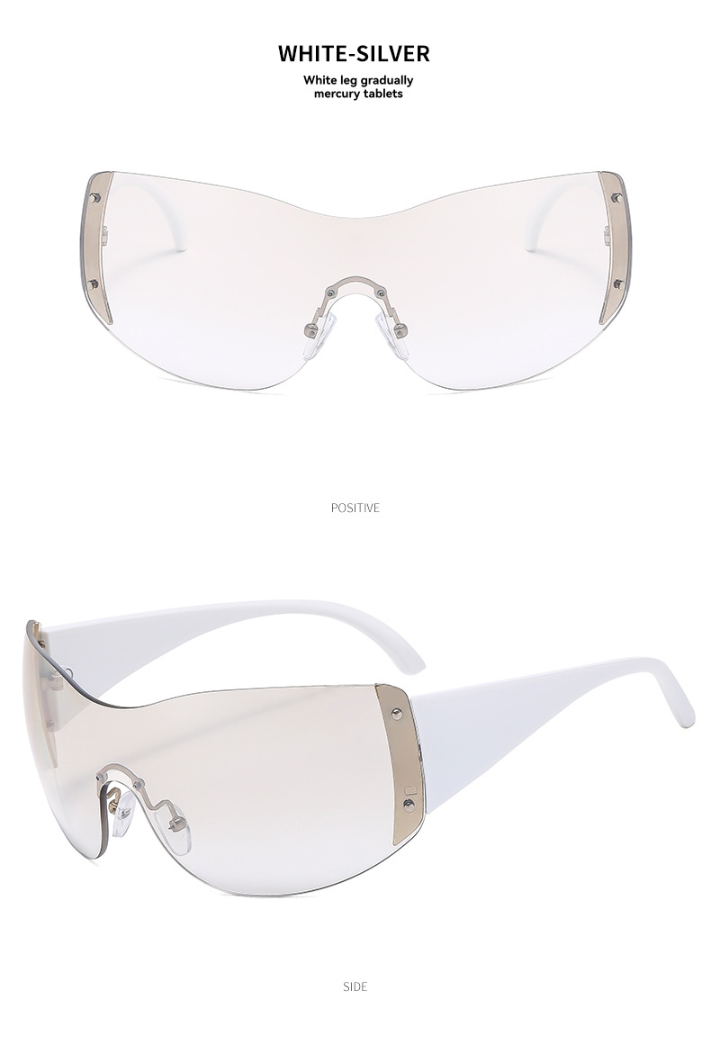 Womens Sunglasses | Maociana Shield Sunglasses Accessories Silver