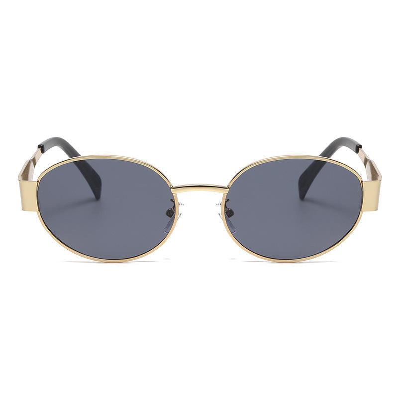 Womens Sunglasses | Unirerin Oval Sunglasses Accessories Gold