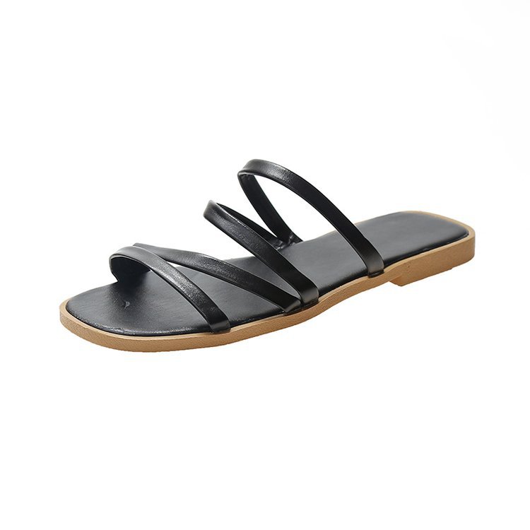 Womens Sandals | Stila Slide Sandal Flat Sandals Black